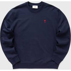 Ami Paris Sweatshirts Jumpers Ami Paris Cotton de Coeur Sweatshirt - Night Blue