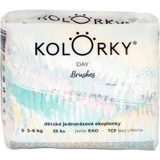 Kolorky Day Brushes Ekologiska Engångsblöjor S 3-6 Kg 25 st
