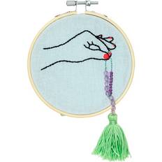 Broderikits Handarbetskits Panduro Hobby Broderikit Tassel Treasure Ø13 cm