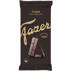 Fazer Food & Drinks Fazer Thins 70% Dark Chocolate
