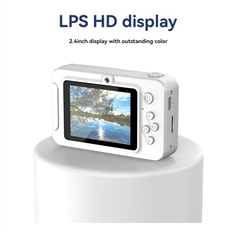 4K Digital Camera High-Definition Photography CCD Travel Selfie Entry-Level Small Students Campus Pink