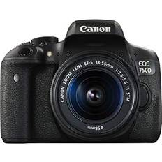 Digital Cameras Canon EOS 750D Digital SLR Camera with 18 - 55 mm Lens