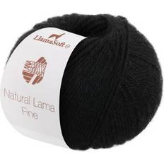 Lana Grossa Natural Lama Fine Garn 108 Svart