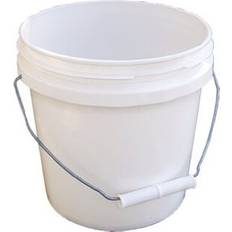 Buckets Encore Plastic Pail White 1 Gallon