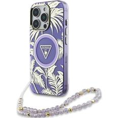 Mobiltilbehør Guess Palm Trees Triangle Pearl Strap MagSafe iPhone 16 Pro Max