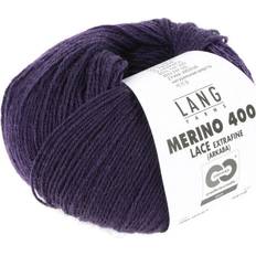 Lang Yarns Merino 400 Lace Garn 347 Violet Melange