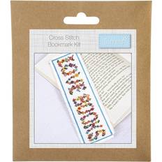 Cotton Needlework Kits Trimits Floral Books Cross Stitch Bookmark Kit