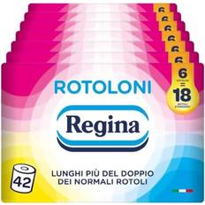 Regina Rolls Toilet Paper 500 Sheets per Roll 100% FSC Certified 42 Rolls