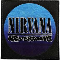 Nirvana Nevermind Gewellter Logo-Aufnäher Zum Aufbügeln One Size Blau/Schwarz