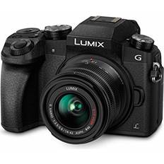 Panasonic Digitale camera's Panasonic DMC-G70KEG-K Lumix Systeemcamera 16 Megapixels 4K Video 7.5 cm
