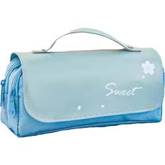 Penn-& Prylställ INF Pennfodral Stor Kapacitet Stationery Organizer Blå