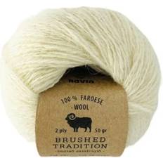 Navia Brushed Tradition Garn 1101 Vit