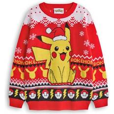 Knitted Sweaters Children's Clothing Pokémon Kids Christmas Jumper Long Sleeve Knitted Sweater - Multicoloured