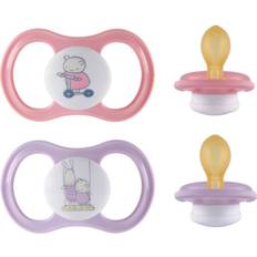 Esska Nappar Esska Happy 4+m Latex Rosa 2-pack