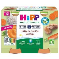 Hipp Petits Mijotés Morotsris Kalvpanna 2x190g