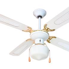 Ventilatori a soffitto Zephir Ventilatore Da Soffitto Con Luce ZFS9107B