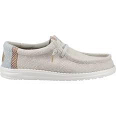 Slip-on Snørestøvler Hey Dude Wally Jute Shoes - Grey