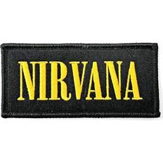 Nirvana Logo Iron On Patch One Size Black/Yellow