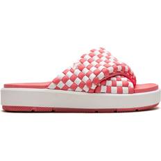 Fabric Slides Jordan Sophia Flat Slides - Women - Red