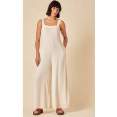Linen Jumpsuits & Overalls Nobody's Child Brianna Linen Rich Jumpsuit - Stone