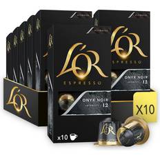 Food & Drinks L'OR Espresso Onyx Coffee Pods x10 Intensity 12 Pack of 10