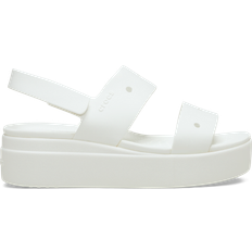 Crocs Heeled Sandals Crocs Brooklyn 4U Platform Sandals - White