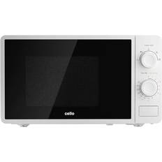 Microwave Ovens Cello 800W Microwave Oven 20 Litre 5 Power Levels Defrost Manual Control White