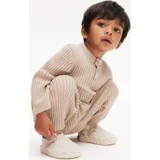Grey Other Sets H&M Baby 2-Piece Rib-Knit Cotton Set - Brown