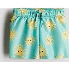H&M Printed Swim Shorts - Turquoise