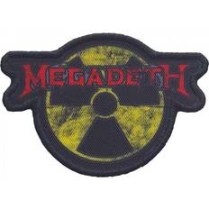 Patches & Appliqués Megadeth Hazard Logo-Aufnäher zum Aufbügeln One Size schwarz/rot