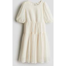 S Klänningar H&M Chiffongklänning - Beige