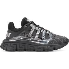 Versace Men Shoes Versace Trigreca Low-Top Sneakers - Black