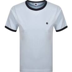 Pretty Green Tops Pretty Green Eclipse Ringer T Shirt - Light Blue