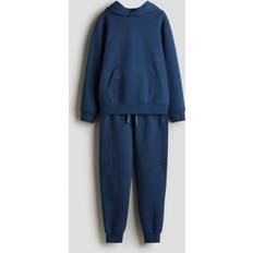 H&M Pojke 2-delat Pikéset - Marinblå