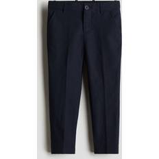 Blue Trousers H&M Boys Slim Fit Suit Trousers - Blue