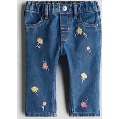 H&M Embroidery Detail Jeans - Blue
