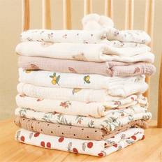 Fabric Fabric Cotton Swaddle Muslin Diaper Floral Print