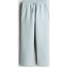 Turkosa Byxor Barnkläder H&M Turkos Raka Joggers I Scuba - Ljusturkos