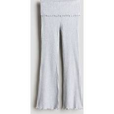 Girls - Grey Trousers H&M Girls Flared Jersey Trousers - Grey