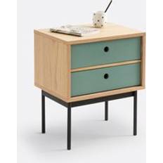with 2 Reversible Drawers Oak ONE SIZE