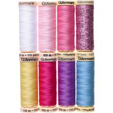 Gutermann Trådset Cute Pink 100 m 8 Rullar