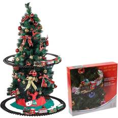 Tomtop Jms Christmas Train Set with Sounds and Lights