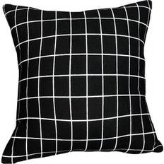 Kussenhoezen Kussenhoes 45 x 45 cm Vierkantjes - Zwart