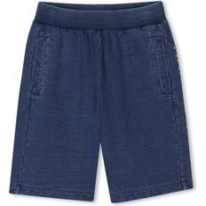 Marc Jacobs Kids Cotton Jersey Bermuda Shorts - Blue