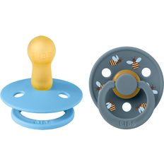 Bibs Pacifier Studio Colour 2-pack Bumblebee Latex Size 2 Breeze Mix