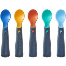 Tommee Tippee Children's Cutlery Tommee Tippee Easigrip Self-Feeding Weaning Spoons Pack of 5