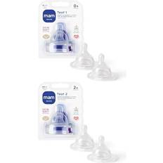 Mam Slow Flow Skin Soft Silicone Teats Pack of 2