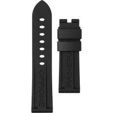 Strap Caoutchouc Black 24 22mm