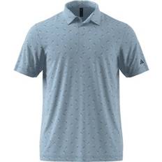Men - Tennis Polo Shirts adidas Ultimate365 Printed Mesh Polo Shirt - Wonder Blue/Collegiate Navy