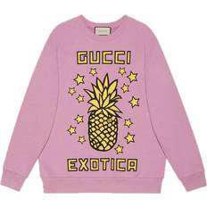 Gucci Jumpers Gucci Pineapple Printed Long Sleeve Sweater - Pink